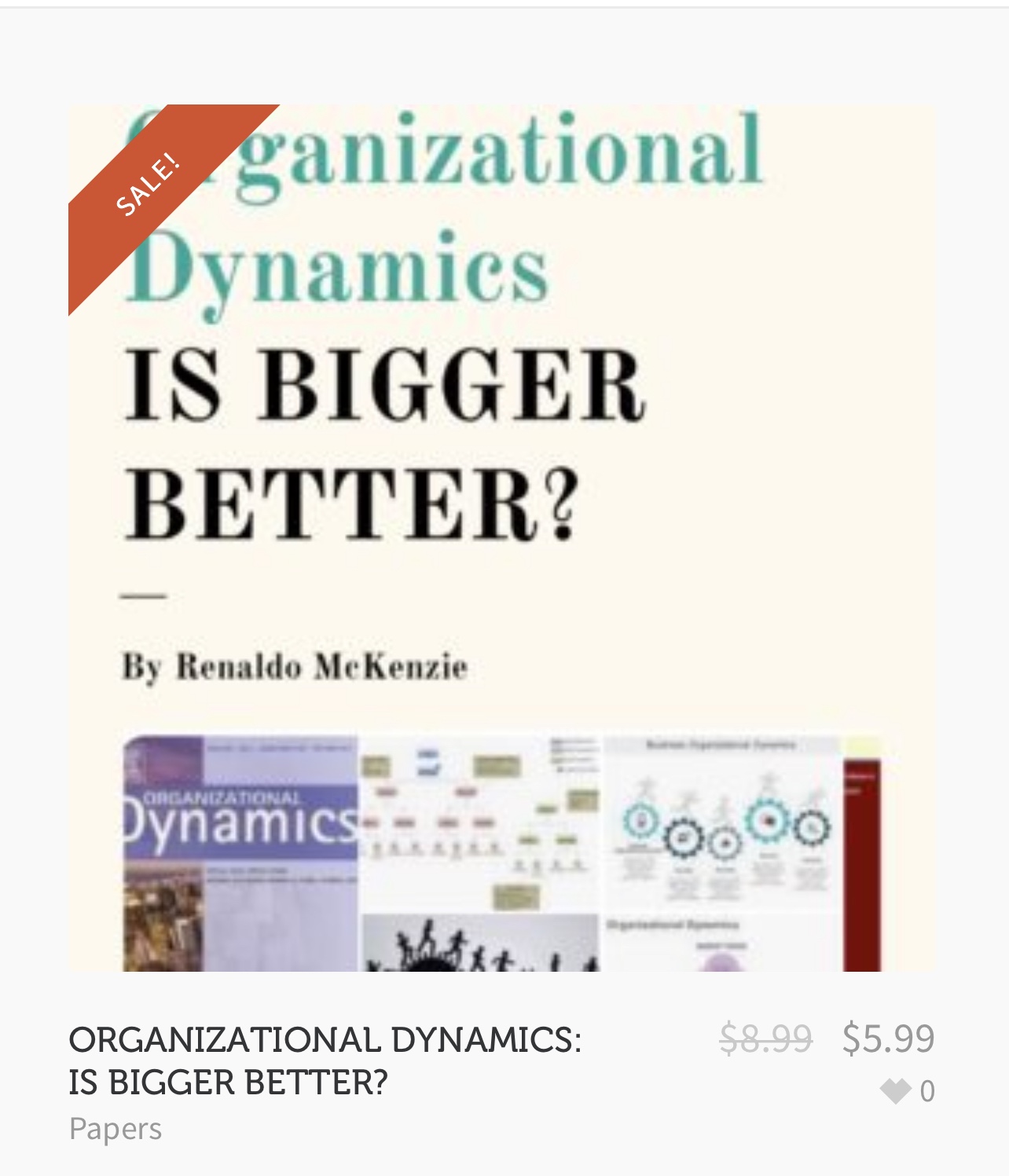 Organizational Dynamics: Is Bigger Better