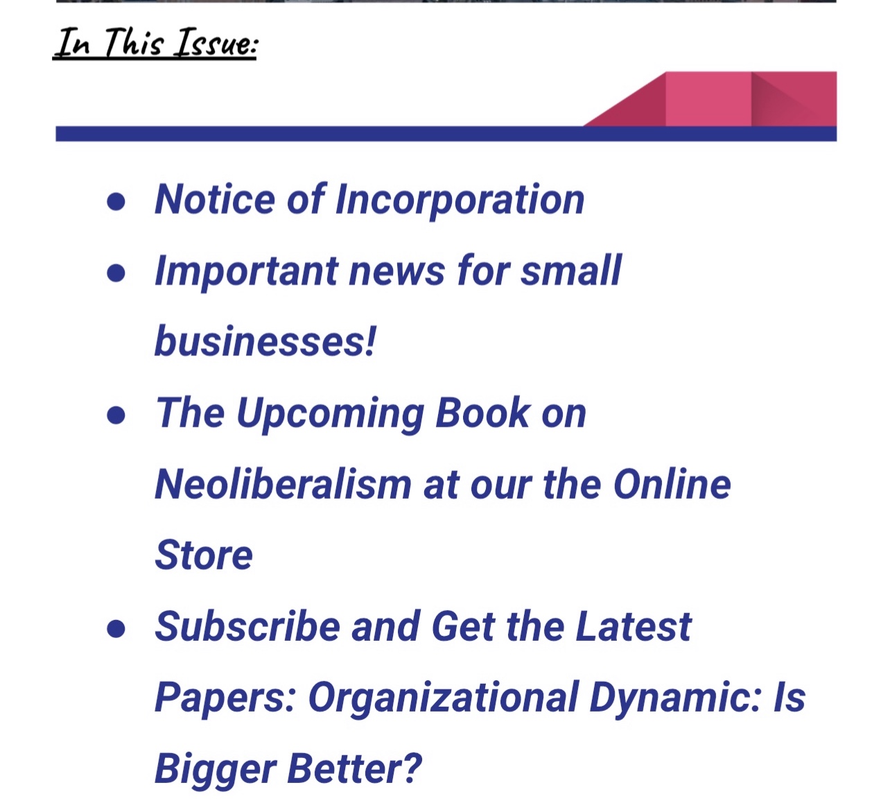 The NeoLiberal Newsletter