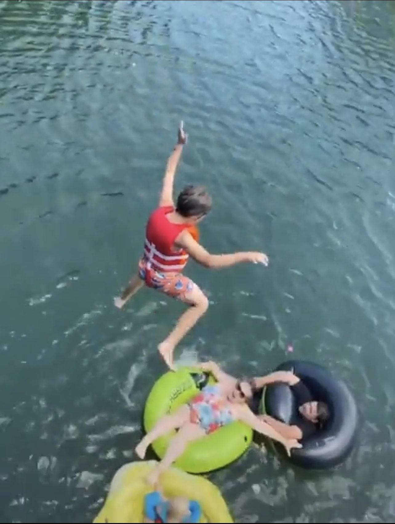 Enjoying a Nice Day at the Water until this kid jumps in….Who are the people enjoying the beauty and niceties of the #Jamaican or #Caribbean islands?