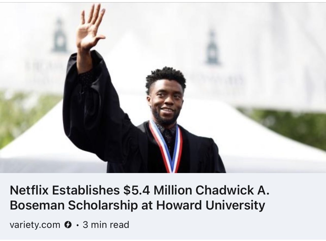 Howard University Just landed another Scholarship