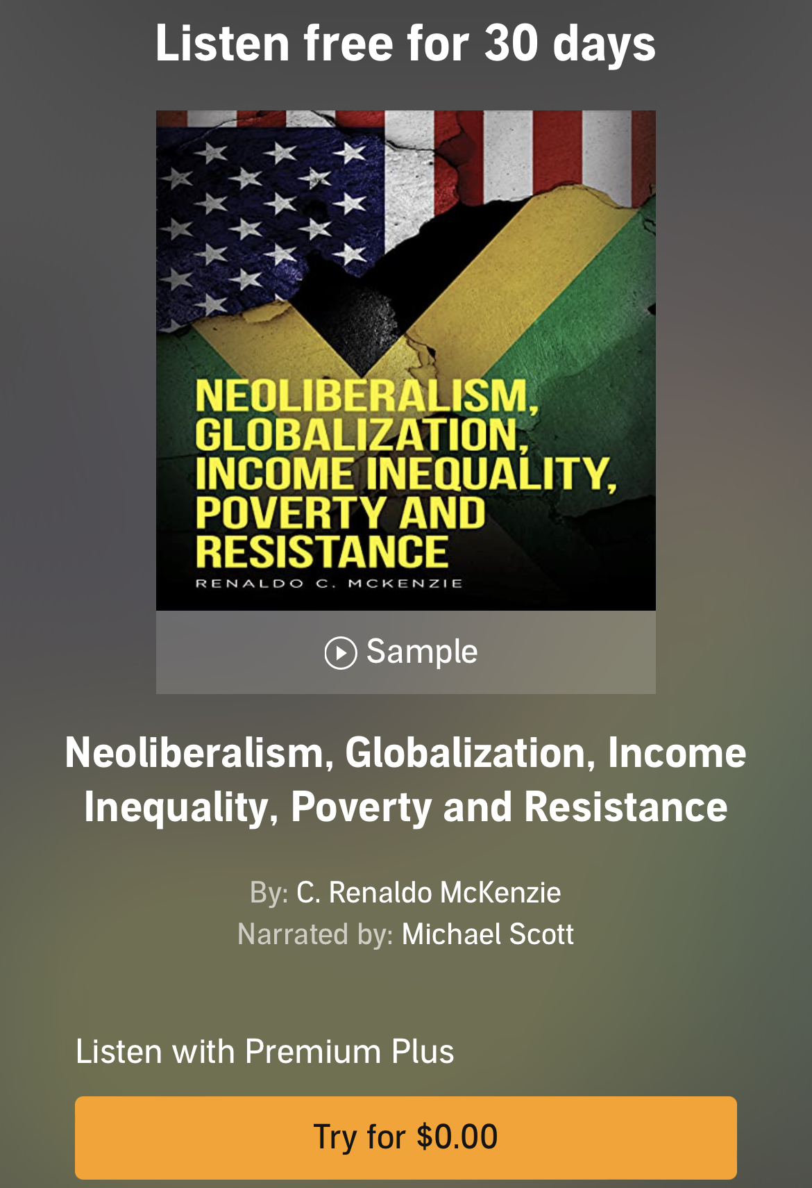 Neoliberalism, Globalization, Income Inequality, Poverty And Resistance: Neoliberalism: McKenzie, Renaldo C: 9781649907479: Amazon.com: Books