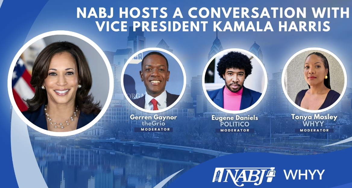 NABJ Announces Panel for Conversation With Vice President Kamala Harris in Philadelphia