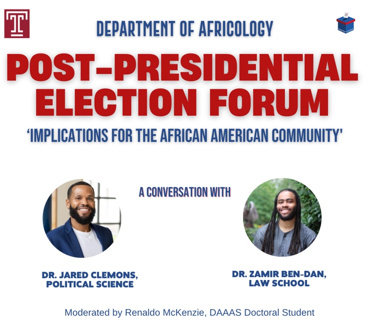 Panel Discussion on “The Impact of US Elections on African Americans”